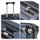 Eminent Hard Case Travel Bag Cabin Luggage Trolley Polycarbonate Lightweight Suitcase 4 Quiet Double Spinner Wheels With Tsa Lock KJ97 Graphite