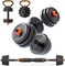 Sky Land Unisex Adult Enviromental Adjustable Dumbbell N Barbell Set With Kettlebell - Black-Em-9268-20, Sky Land Barbell-With Kettlebell-Em-9268-20