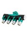 Generic - 4 Way Watering Hose Splitter Green/Black