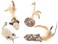 Generic 4 Pieces Cat Toys Mouse Fish Ball Feather Toy With Mint Funny Cat Teaser Interactive Pet Catnip Toy