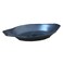 Black Melamine Oval Plate 22.5X13CM