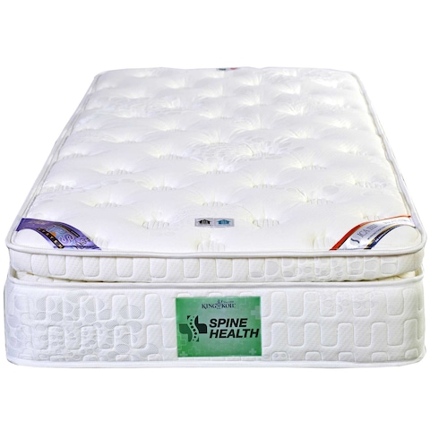 Buy King Koil Spine Health Mattress White 100x200cm in UAE