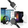AFRA Retractable USB Charging Cable, 1.5A, Three-In-One, USB A To Micro-USB + Type C + iPhone Connector, 1.2-Meter Length, Durable, Tangle Free, Black ABS+TPE Construction