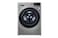 إل جي غسالة تحميل أمامي أوتوماتيكية بالكامل، غسالة/مجفف كومبو، 10.5 كجم/7 كجم، فضي، WSV1107XMT (غير شامل التركيب)