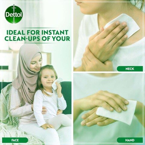 Dettol 2in1 Antibacterial Skin &amp; Surface Wipes, 120s Super Saver Pack