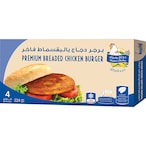 Buy Radwa Chicken Breaded Chicken Burger 224g 4 in Saudi Arabia