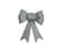 Christmas Magic-Silver Bow 26x20cm 1pcs< >Silver< >26x20cm< >Any Ages< >