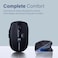 Promate 1600DPI Silent Mouse, Ergonomic Symmetric 2.4Ghz Cordless Silent Keys Mouse with, Long Battery Life, Optical Sensor, 6 Functional Buttons and Nano Receiver for Mac OS, Windows, Breeze Black