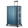 Cabinpro Lightweight Aluminum Frame Fashion Trolley Luggage Set of 3 Polycarbonate Hard Shell Suitcase with 4 Quite 360&deg; Double spinner wheels CP001 Dark Blue