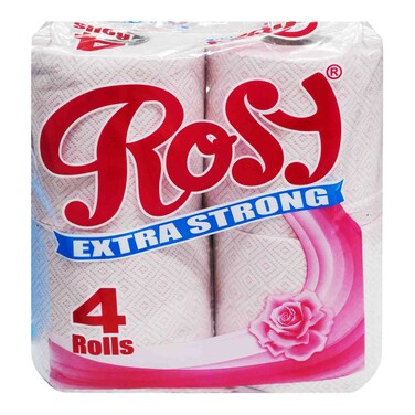 Rosy Printed Toilet Tissue 4 Pack