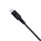 Powerology PCAB008-BK Braided Cable with USB-C To USB-C Data Transfer and Fast Charging 30cm