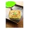 Pyrex Square Food Container With Lid - 1 Liter - Green