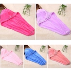 Buy Generic-Microfiber Bath Towel Hair Dry Quick Drying Bath Towel Soft Shower Cap Hat Turban Head Wrap Bathing Tools in UAE