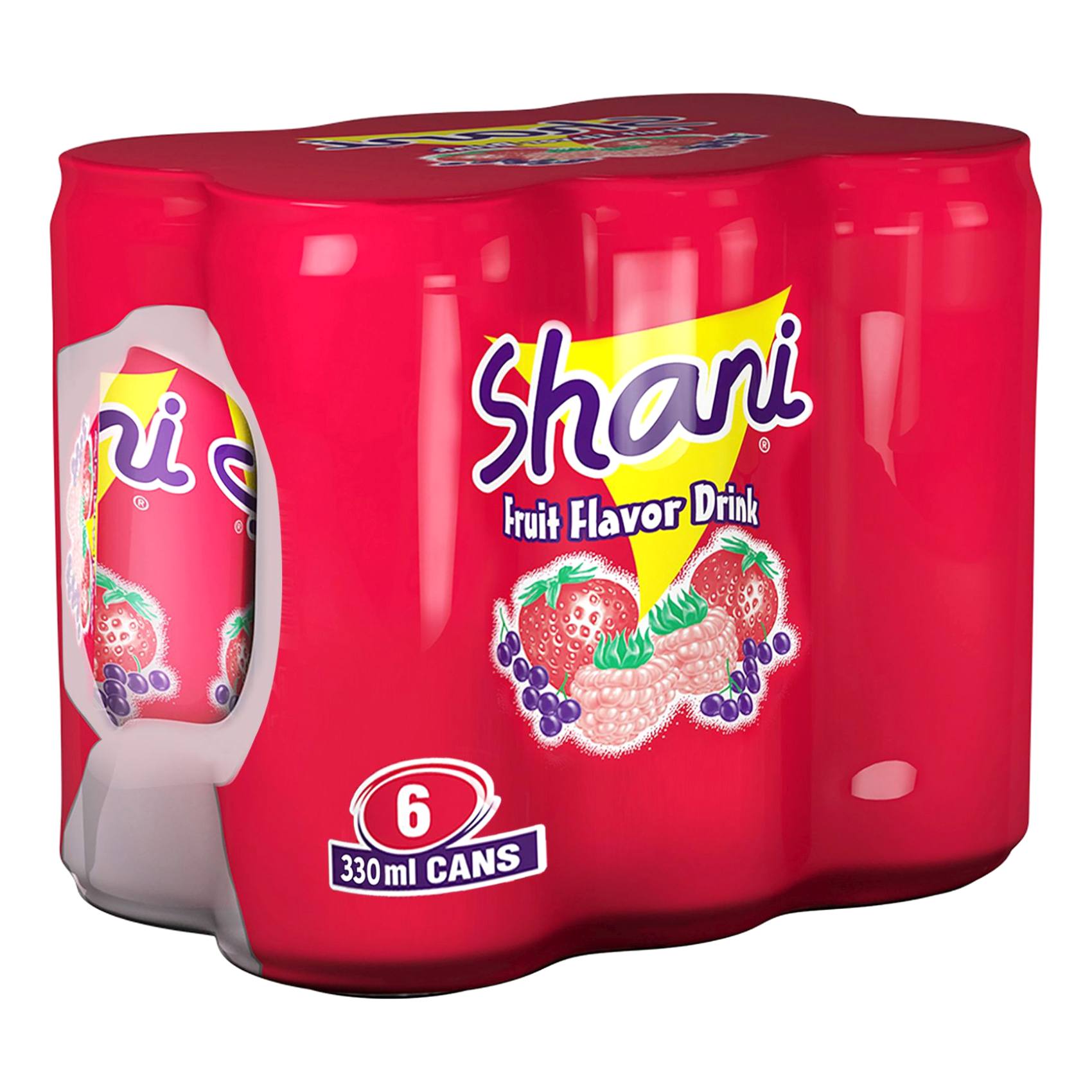 Shani Carbonated Soft Drink Cans 330ml Pack of 6