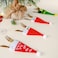Set Of 4 Christmas Santa Hat Silverware Holder For Dinner Table.