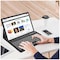 Galaxy Tab S7 FE 5G Case with Keyboard, Compatible with Samsung Galaxy Tab S8 Plus/S7 FE/S7 Plus 12.4 inch - 7 Colors Backlit Removable Keyboard, Smart Cover, Black