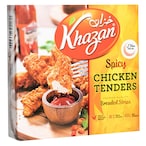 Buy Khazan Spicy Chicken Tenders Breaded Strips 400g in Kuwait