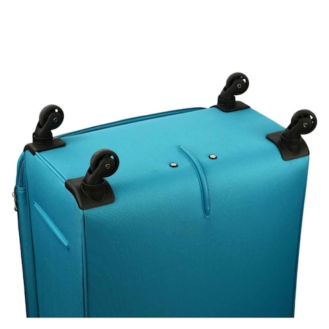 AMT STANFORD TROLLEY BAG 55CM AQUA