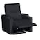 In House Velvet Rocking &amp; Rotating Cinematic Recliner Chair With Cups Holder - Dark Grey - AB08
