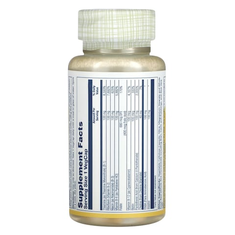 SOLARAY VIT B COMPLEX CAP100MG 50&#39;S