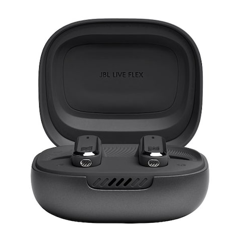 JBL Live Flex TWS Bluetooth In-Ear Earbuds With Charging Case Black