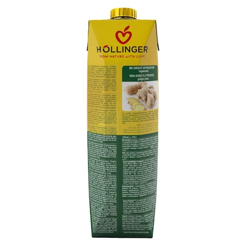 Hollinger Bio Apple Ginger Juice 1L