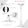 iNew Projector Mount Universal Wall or Ceiling Projection Mount Bracket with Adjustable Height and Extendable Arms Mount for Home and Office Projector