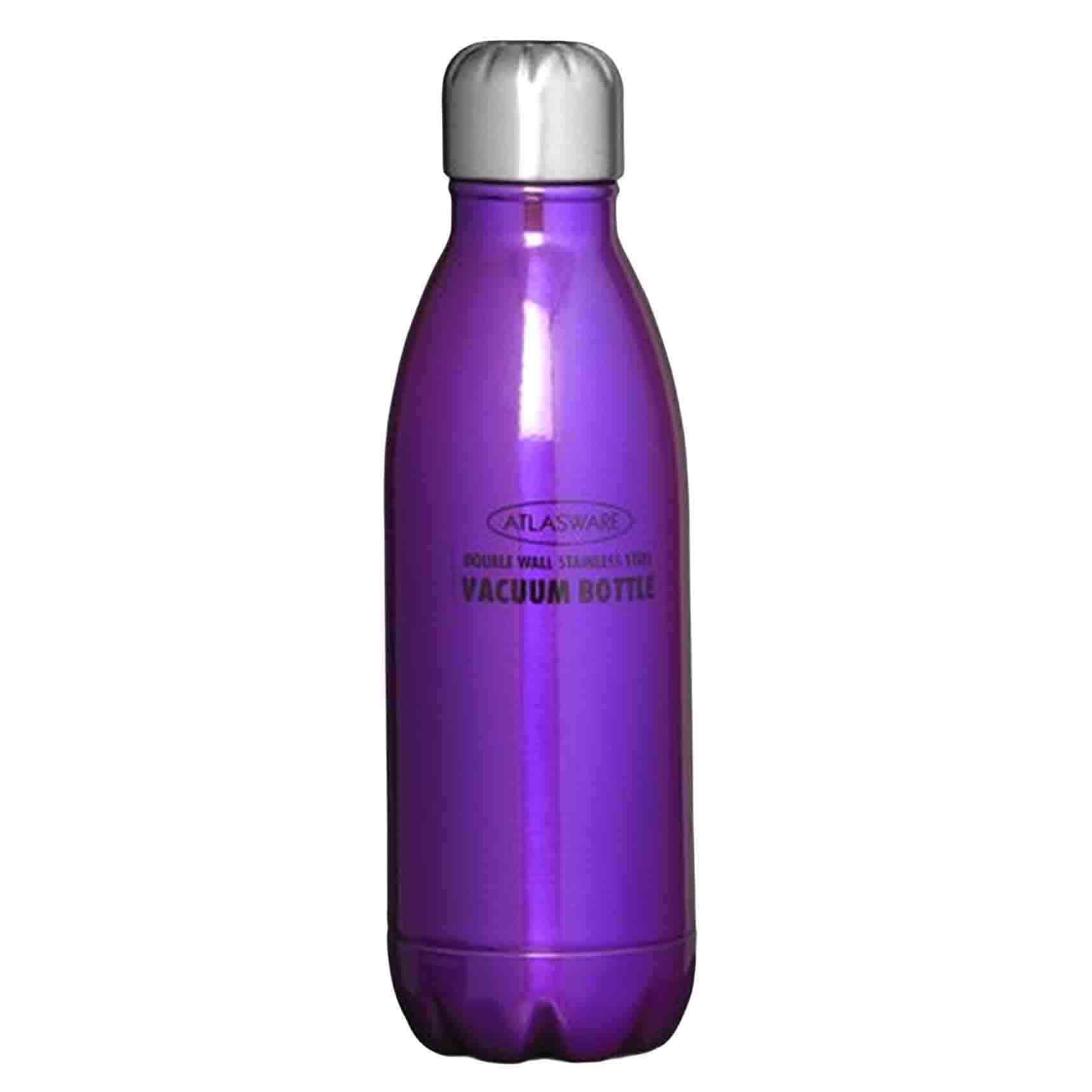 Buy Atlasware Stainless Steel Vacuum Bottle Purple 350ml Online