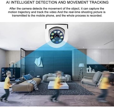 E World Unbox Happiness Autosur 2 Pcs Light Bulb Security Camera, 2.4Ghz &amp; 5G Wifi Outdoor, 1080P E27 Light Socket Security Camera, Indoor 360 Home Security Cameras, Full Color Day And Night
