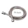 Evideco Shower Hose 59 Inches 4.9 Ft Stainless Steel Flexible Handheld Shower Head With Chrome Finishes