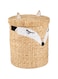 Homesmiths Water Hyacinth Laundry Hamper Fox Shape 38 x 59 cm