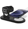 Spigen Mag Fit Duo Designed for MagSafe Charger Pad/Designed for Apple Watch Stand for All Series - Black
