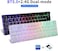 HXSJ 61 KEYS WIRELESS GAMING DUAL MODE BACKLIGHT MECHANICAL FEEL MEMBRANE KEYBOARD (L500 White)