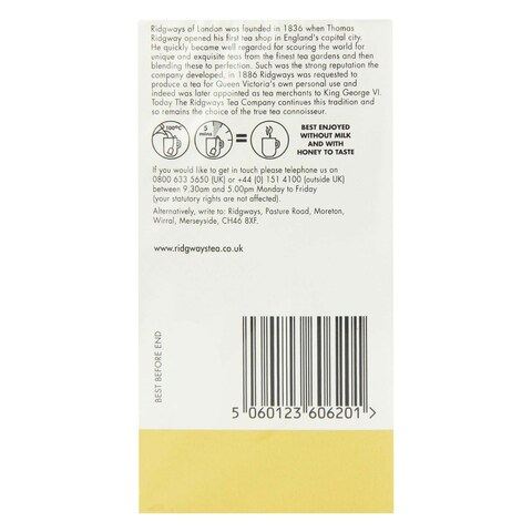 Ridgways Of London Pure Camomile Tea Bags 20 Pieces