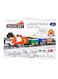 Rally 19 Pcs Battery Operated Express Train Toy Railway Playset With Lights And Sound For Kids