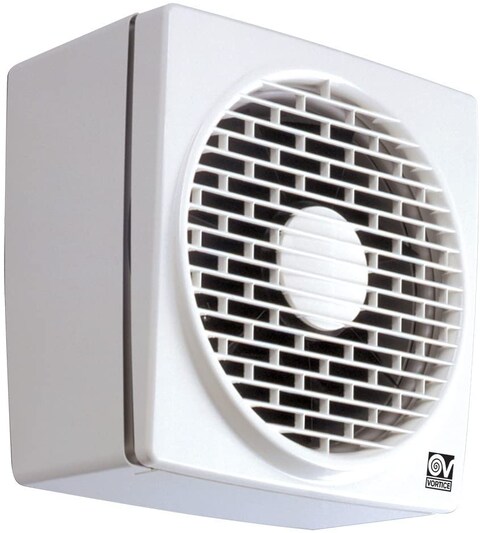 Vortice 6&quot; Exhaust Fan Square With Auto Shutter 150mm