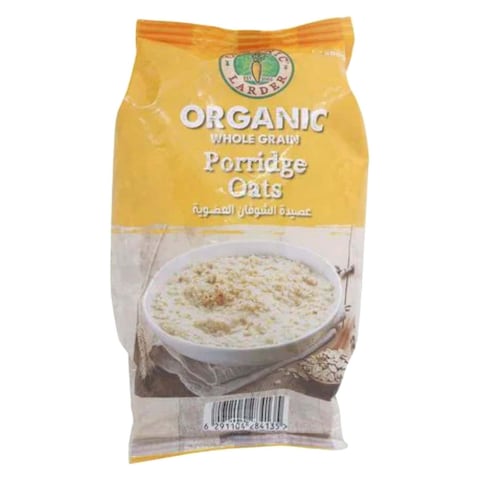 Buy Organic Larder Whole Grain Porridge Oats 500g in UAE