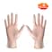 Generic-S Disposable PVC Gloves Single Use Transparent AMMEX Gloves Powder Free Latex Free for Food Service, Parts Handling, Cleanup and Beauty Salon 100PCS/Box