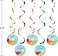 Creative Converting Rainbow Grad Dizzy Danglers 5-Pieces- 60 cm Length- Multicolor