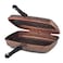 Home Maker Double Sided Granite Grill Pan - Mocha 34cm