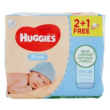 Huggies Baby Wipes Pure Trip(56X3)