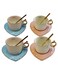 East Lady 12-Piece Coffee Cup Set Multicolour