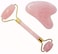 Generic Face 2 In 1 Gua Sha Tools Including Rose Quartz Roller And Jade Face Massager Natural Jade Facial Roller Anti Aging Face Roller Massager Facial Jade Roller