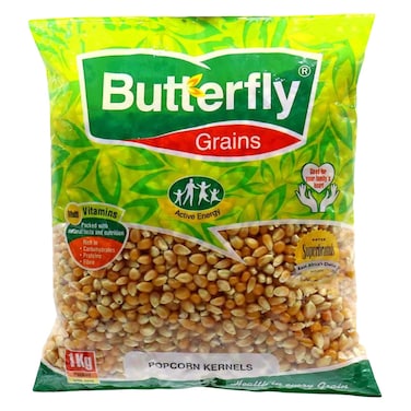 BUTTERFLY POPCORN KERNELS 1KG