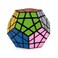 Generic-Speed Cube Magic Cube Dodecahedron Sticker Cube Puzzle Cube for Beginners Kids Black