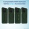 Remson Mag-X Magnetic Hybrid Protective Silicone Case Military Grade Protection For iPhone 14 Pro (Green)