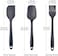 Cuisine Art Silicone Spatula Set - 6 Piece Non-Stick Rubber Spatula Set, Heat-Resistant Spatula Kitchen Utensils Set for Cooking, Baking and Mixing