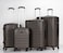Set of 4 ABS Trolley Luggage With Number Lock 20,24,28,32 Inches