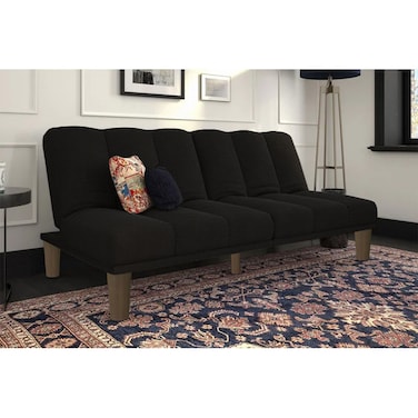 In House Sana 2 In 1 Sofabed Linen Upholstered - Black