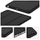 TRON Case Compatible For Apple iPad 9.7 Case 2018 iPad 6th Generation Cases/2017 iPad 5th Generation Case with Pencil Holder,Slim Soft Silicone Smart Trifold Stand Protective Cover, Black